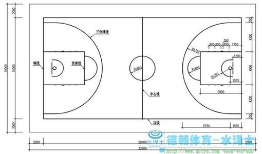 幼儿篮球场地标准尺寸图片高清大全-第2张图片-www.211178.com_果博福布斯