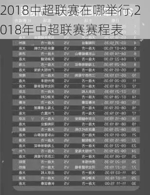 2018年中超联赛视频观看 2018中超赛程-第2张图片-www.211178.com_果博福布斯